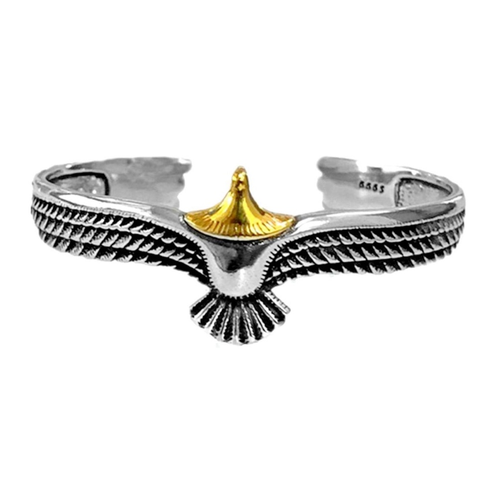 Free Bird Silver and Gold Open Bracelet NWOT